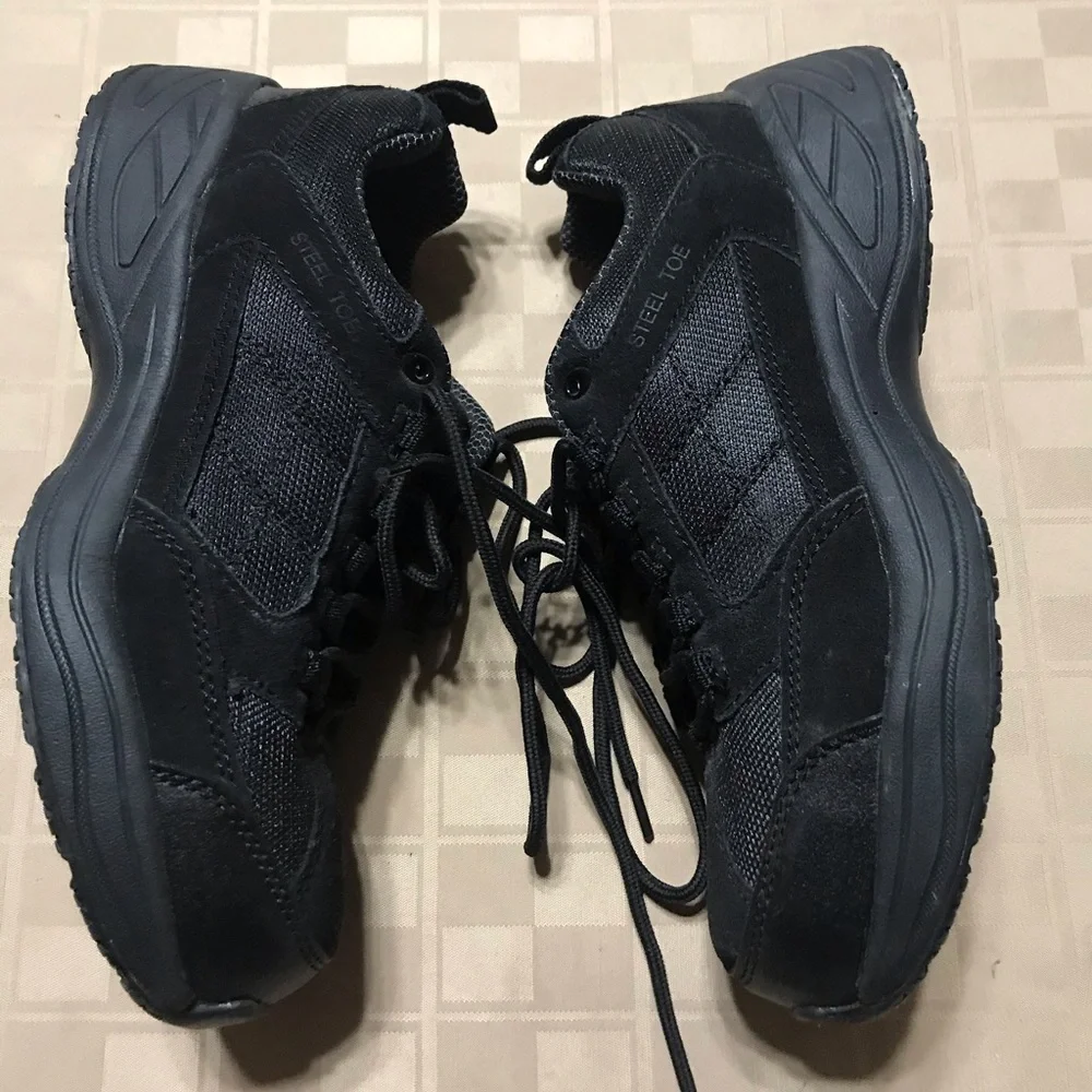 MNBR02441000 Suede Mesh Steel Toe work low shoe‎